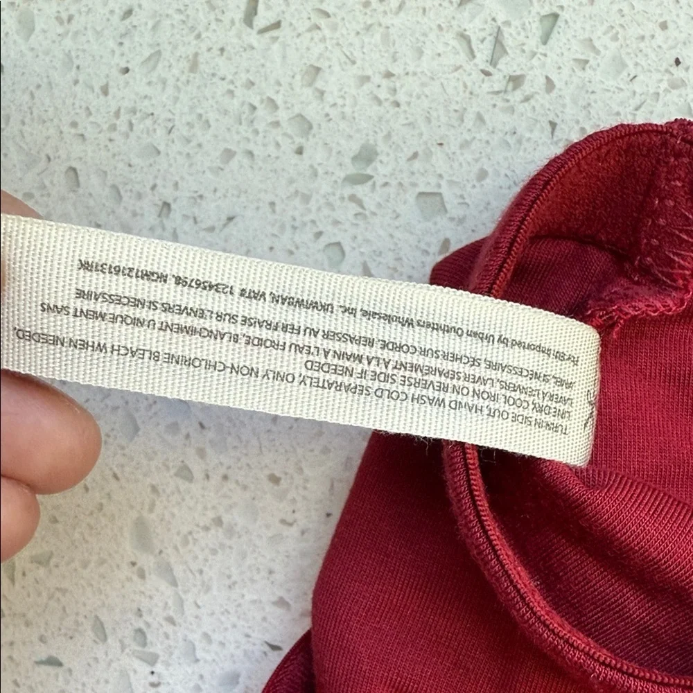 Set Of Two Free People Deep Red Bandeau